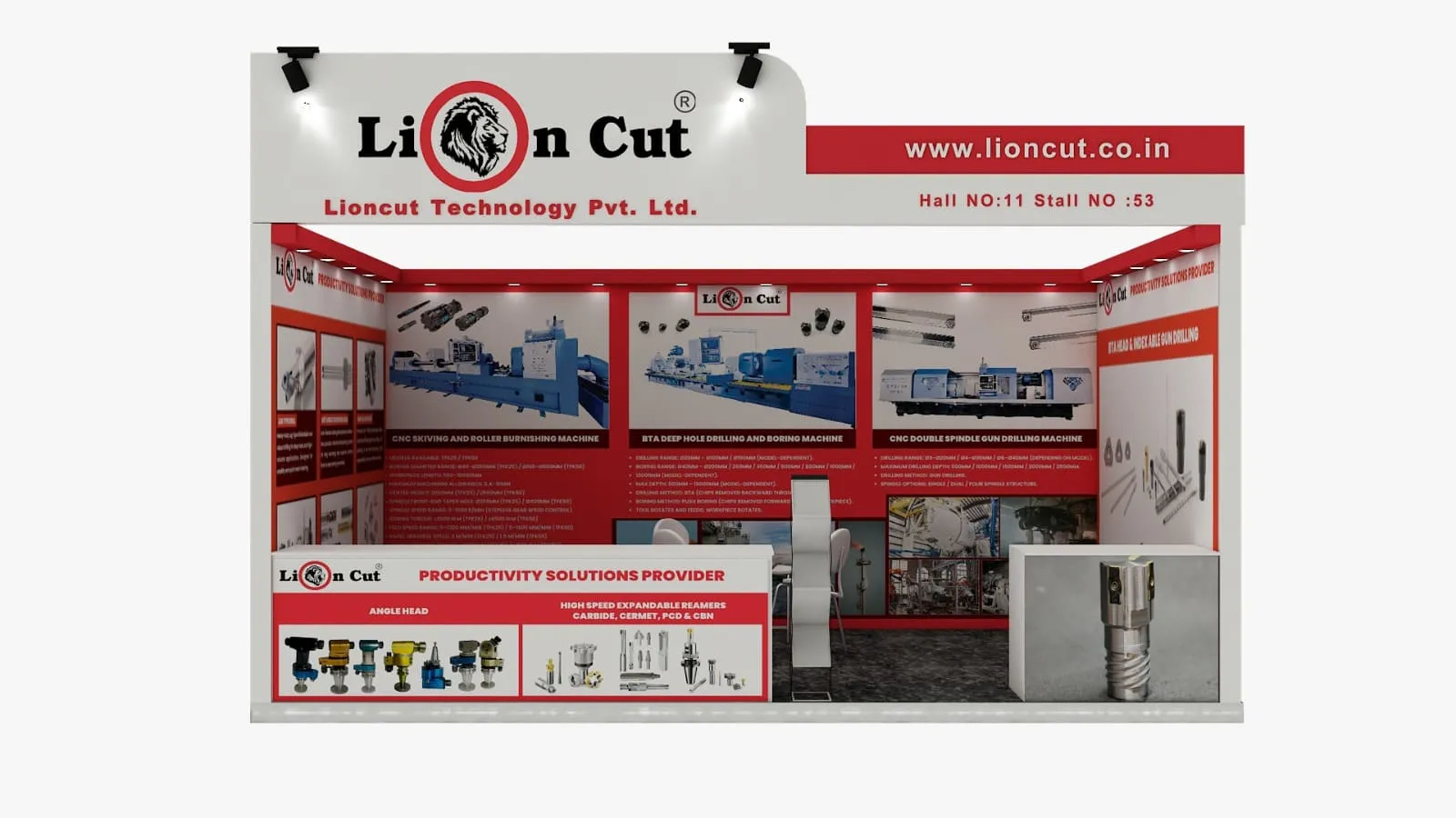 Exhibition Stall Design, Invitation & Website Development